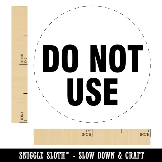 Do Not Use Inventory Management Manufacturing Label Rubber Stamp for Planner {1}