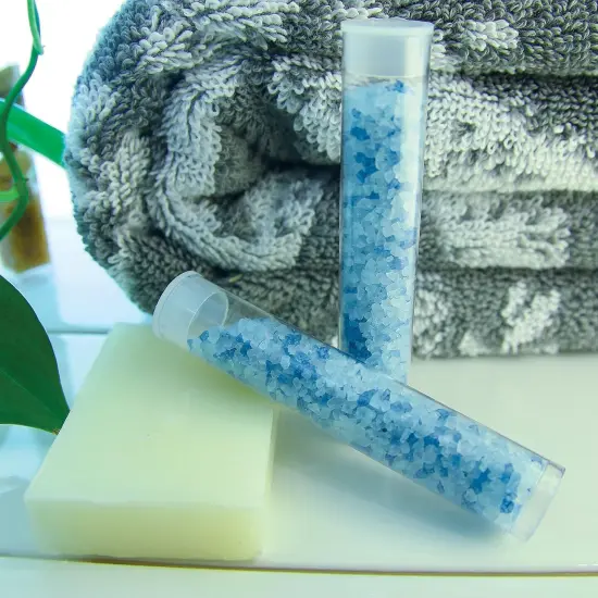 The Beadsmith Clear Plastic Tubes - 3-Inch-Long Round Tubes, 9/16 Inches in Diameter - Flat Caps - Use for Beads, Bath Salts, Wedding & Party Favors, Home or Office Storage - Bag of 25 {3}