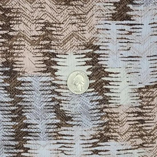 1 Yard Lightweight Dune Rayon Crinkle Fabric for Dresses Skirts Blouses Draping 50/52 Inch Width {4}