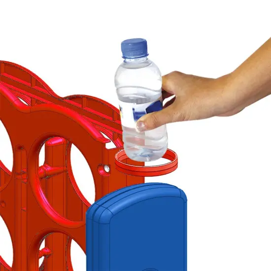 Feber Mega 4 In-Line Game (Primary Color) for Indoor or Outdoor Play {5}