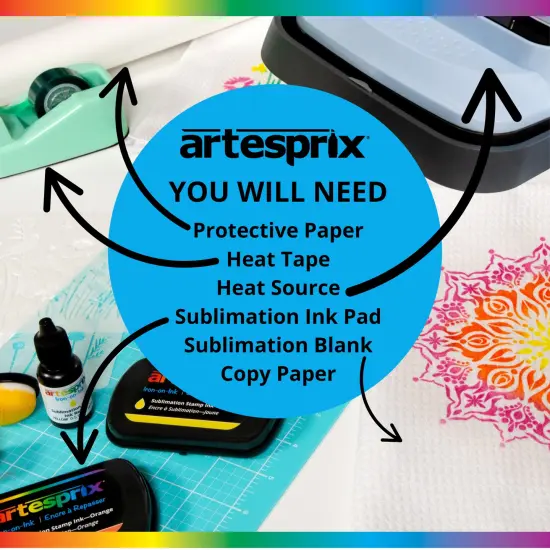 Artesprix Sublimation Ink Pad Brown {5}