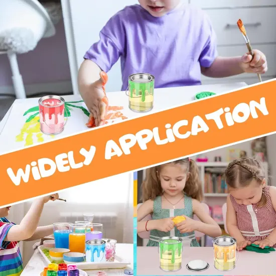 24 Pcs Art Paint Empty Paint Cans {4}