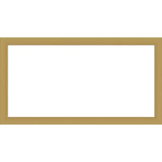 Grace Narrow Framed Dry Erase Magnetic Board Gold {1}