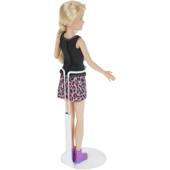 Bard's 792W White Adjustable Doll Stand, fits 9 to 11.5 inch Dolls, waist width adjusts from 1.25 to 2 inches {3}