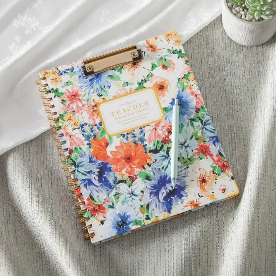 Teacher Planner 2025-2026 - 8.5" x 11" (Celebration Floral) {2}