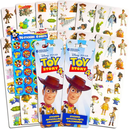 Bundle Includes 240 Toy Story Stickers with Bonus Mickey Mouse Stickers {1}