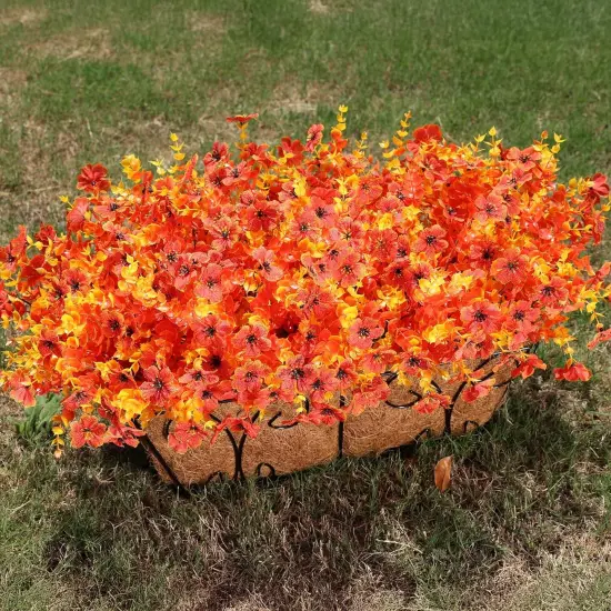 Artificial Fall Flowers Plants for Outdoors Decoration {1}
