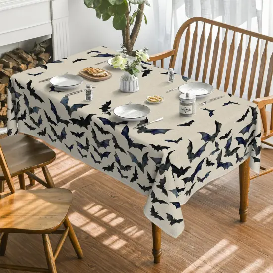 Halloween Tablecloth 60x84 Inch Rectangular {2}