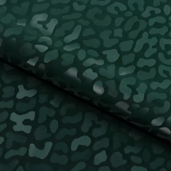 1 Yard 4 way Prowl Polyester Spandex Slick Vinyl Fabric 36" x 55" Length by Width Alpine Green {1}