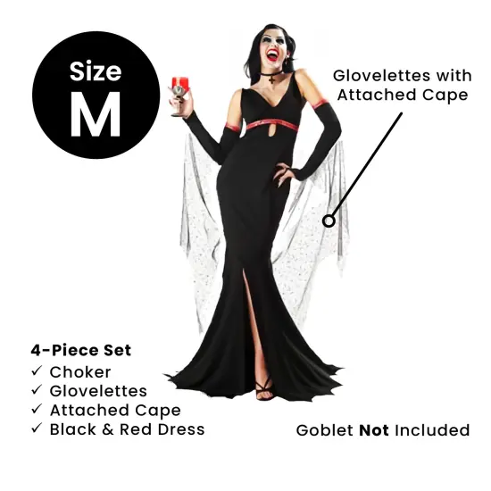 California Costumes Women's Immortal Seductress Halloween Costume - Medium Red {4}