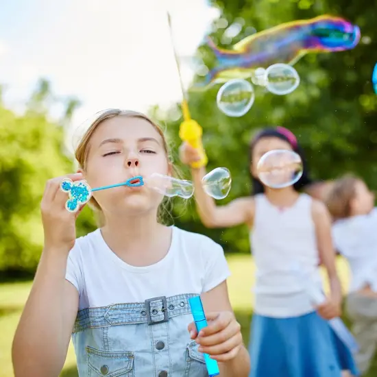 24Pcs Glitter Mouse Ear Bubble Wands for Kids {4}