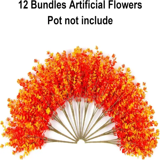 Artificial Fake Outdoor Outside Mums Flowers Plants for Fall Autumn {3}