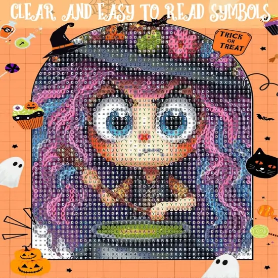 Witch Diamond Art Kits for Adults,DIY Halloween Diamond Art Diamond Painting Kits {4}