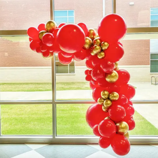 90pack Red Balloons Different Size 18/12/10/5 Inch Red Balloon Garland Arch Kit for Valentine's Day, Graduation, Wedding, Birthday, New Year, Baby Shower, Christmas Party Decorations {2}