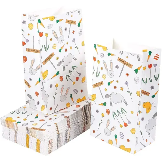 Easter Goody Bags for Candy, Bulk Pack Party Favor Set (5.2 x 8.7 x 3.3 In, 36 Pack) {1}