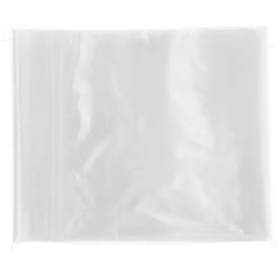 Plymor 8" x 8", 2 Mil Zipper Reclosable Plastic Bags {4}