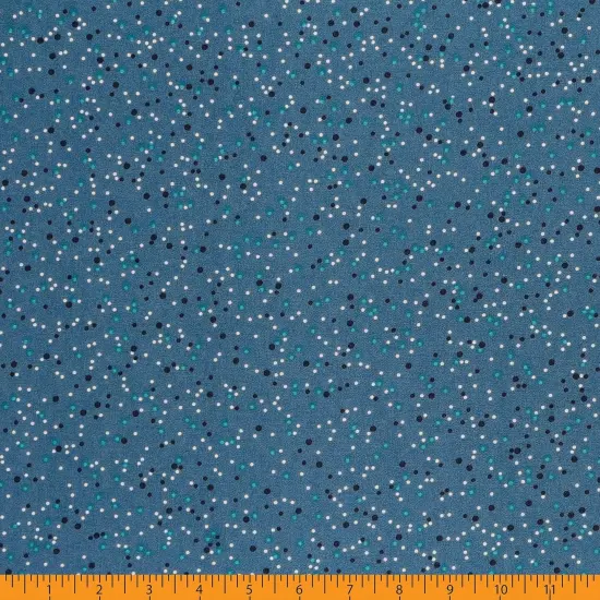 Mook Fabrics Dotted Cotton Fabric [108 in. Wide] - By The Yard Midnight {3}