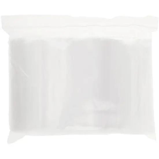 Plymor 6" x 6", 4 Mil with Hang-Hole Heavy Duty Zipper Reclosable Plastic Bags {4}
