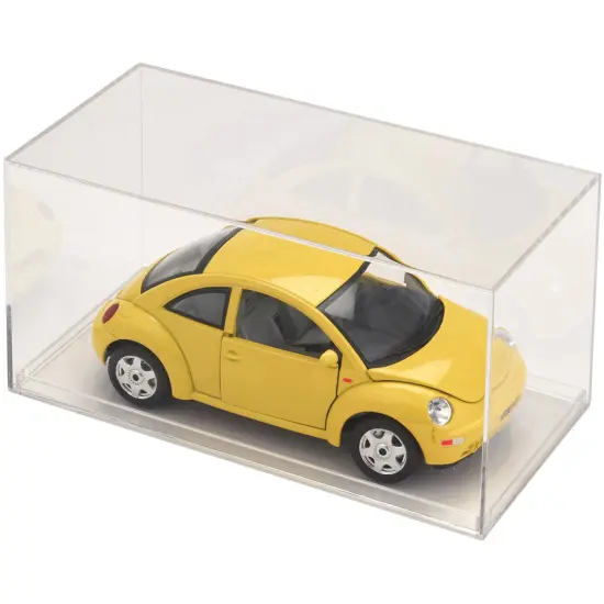 Pioneer Plastics 083C Clear Plastic Display Case for 1:32 Scale Cars, 8" W x 3.75" D x 3.5" H (Mailer Box) {3}