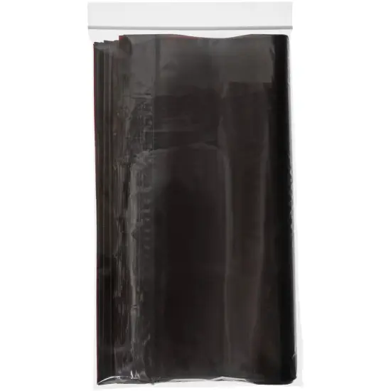 Plymor 12" x 12", 3 Mil Amber UV Zipper Reclosable Plastic Bags {5}
