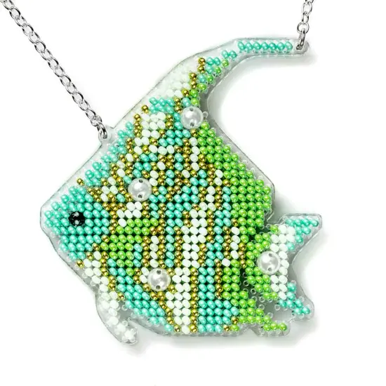 Set for embroidery with beads on a plastic base FLPL-100 {2}