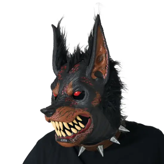 Hell Hound Ani-Motion Adult Costume Mask {3}