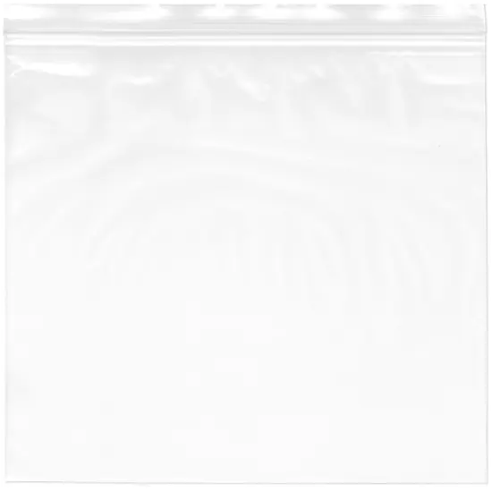 Plymor 13" x 13", 2 Mil Zipper Reclosable Plastic Bags {1}