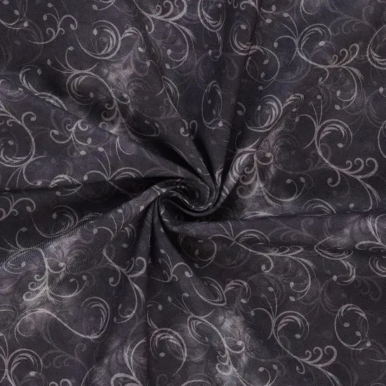 Mook Fabrics Elegance Cotton Fabric [45 in. Wide] - By The Yard Dk Grey {2}
