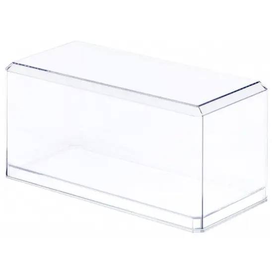 Pioneer Plastics 084C Clear Plastic Display Case for 1:32 Scale Cars, 8" W x 3.75" D x 3.5" H (Mailer Box) {1}