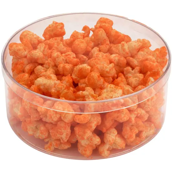 Pioneer Plastics 185C Clear Round Plastic Container, 7.375" W x 3" H {4}