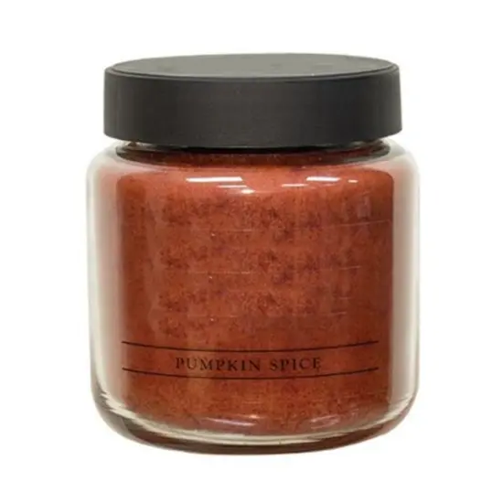 16 Ounce Pumpkin Spice Clean Burning Paraffin Wax Jar Candle with Sweet and Spicy Frangrance {1}