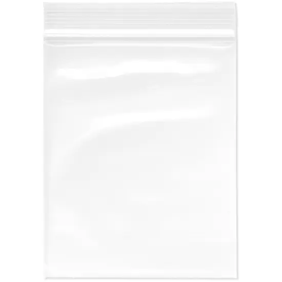Plymor 4" x 5", 4 Mil Heavy Duty Zipper Reclosable Plastic Bags {1}
