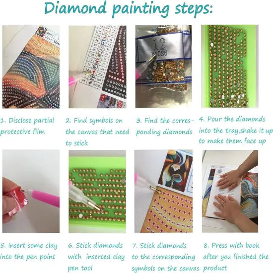 Diamond Painting Kits Virgin Mary Religion 5D Special Shaped for Adults Partial Drill Crystal Rhinestone Diamond Paintings Art Craft Kits for Home Wall Decor {4}