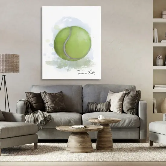 Stupell Industries Soft Pastel Tennis Ball Canvas Design by Matthew Piotrowicz {2}