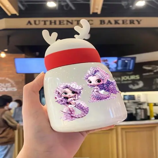 Diamond Art for Kids, Mermaid Gem Stickers,Diamond Painting Kits for Kids Ages 6-8 8-10 10-12 {2}