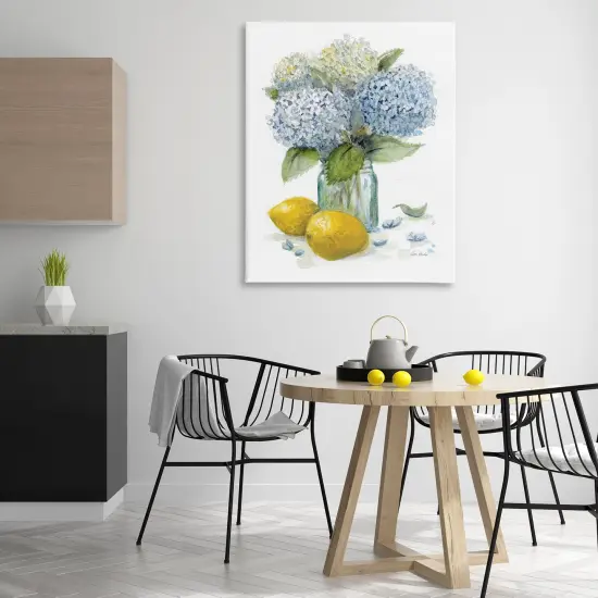 Stupell Industries Hydrangeas & Lemons Vase Canvas Design by Patti Bishop {2}