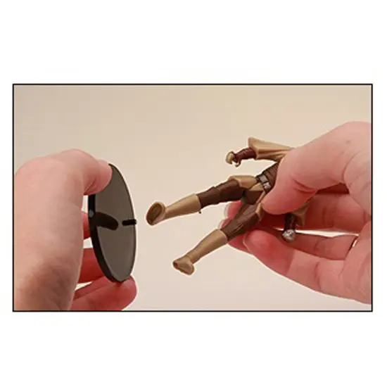 Protech AFS-1 Black Action Figure Stands for Modern, 1995 - Present, 3.75" Star Wars Figures, 2" Wide, 3/32" Peg {4}