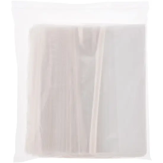 Plymor 12" x 18" (Pack of 100), 2 Mil White-Block Zipper Reclosable Plastic Bags {4}