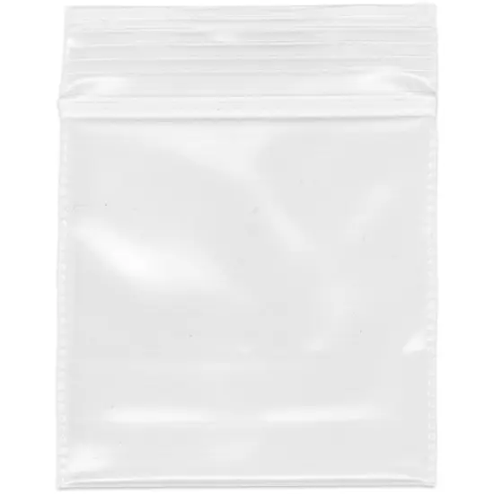 Plymor 2" x 2", 4 Mil Heavy Duty Zipper Reclosable Plastic Bags {2}