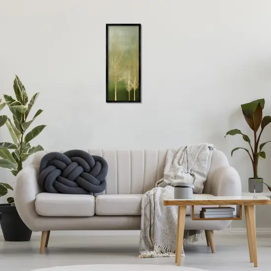 Stupell Industries Tranquil Gold Branches Framed Giclee Design by Kate Bennett {2}