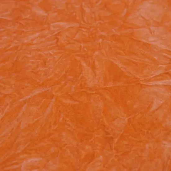 1 Yard Crushed Velvet Flocking Fabric for Upholstery Home Decor Drapery Crafts 58/60" Width Orange {1}