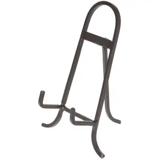 Bard's Antique Black Wrought Iron Easel, 8.75" H x 7" W x 4" D (For 7.5" - 12" Plates) {1}
