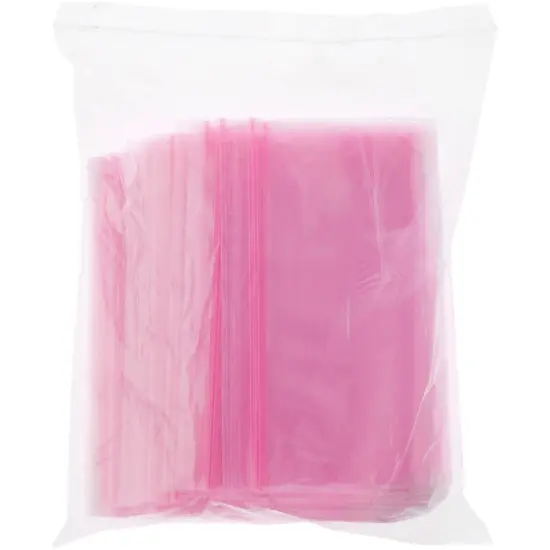 Plymor 8" x 10" (Pack of 100), 4 Mil Heavy Duty Anti-Static Zipper Reclosable Plastic Bags {4}