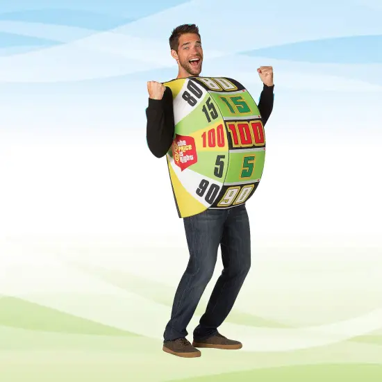 Price Is Right The Big Wheel Costume Adult Overhead Tunic {2}