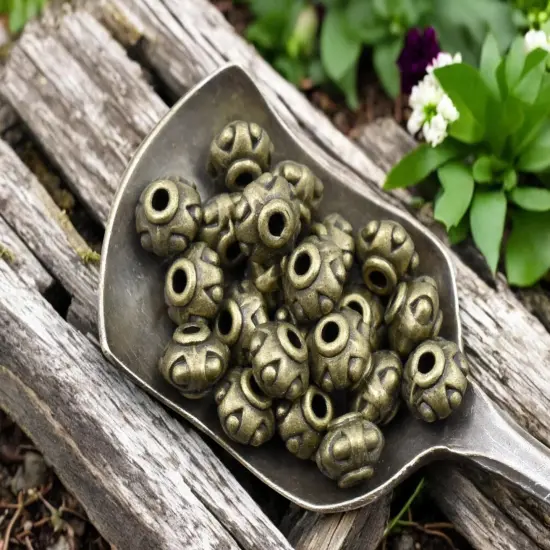 *100* 7x5mm Antique Bronze Rondelle Spacer Beads {2}