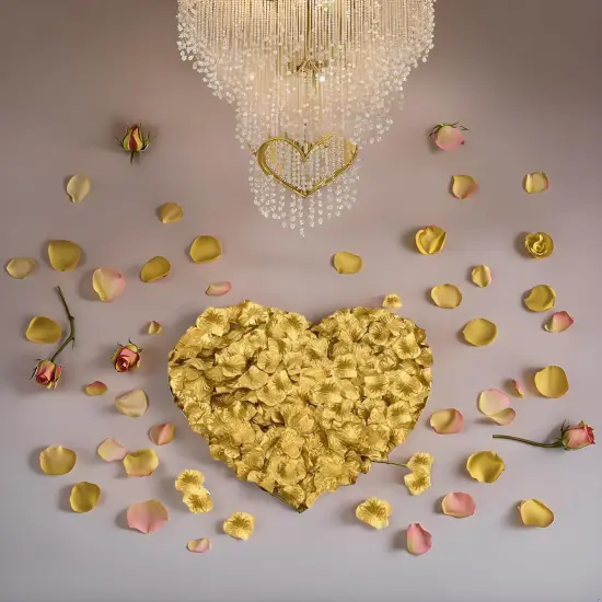 Fake Roses Petal Faux Flowers {4}