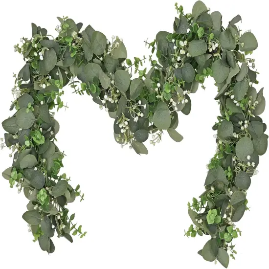 2 Packs 6FT Artificial Eucalyptus Garland {1}