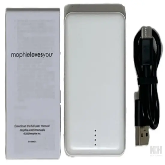 Mophie Powerstation Ultra Portable Power Bank Battery Charger White {1}