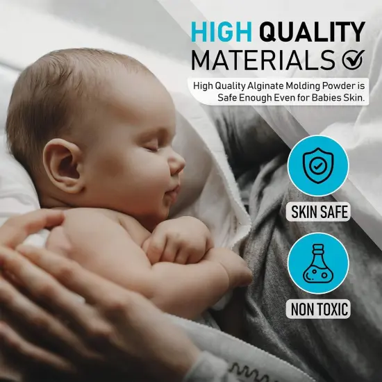 Hand Casting Kit for Couple with Mounting Plaque {3}