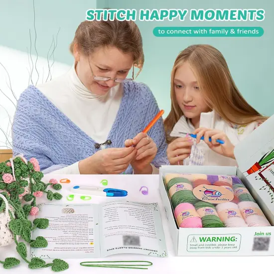 Beginner Crochet Kit - Hanging Plants {2}